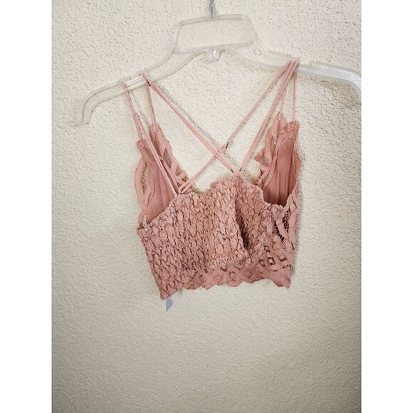 Free People Peach Lace Bralette - Picture 6 of 9